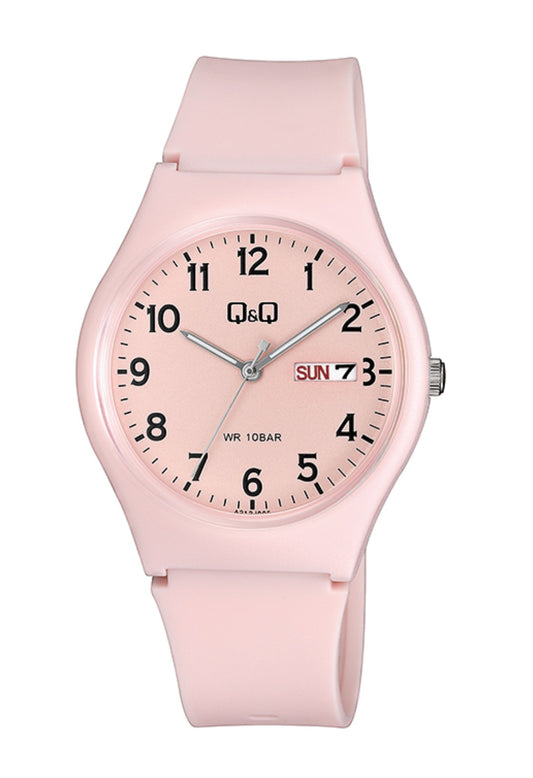 Pink Resin Day/Date 38mm Watch