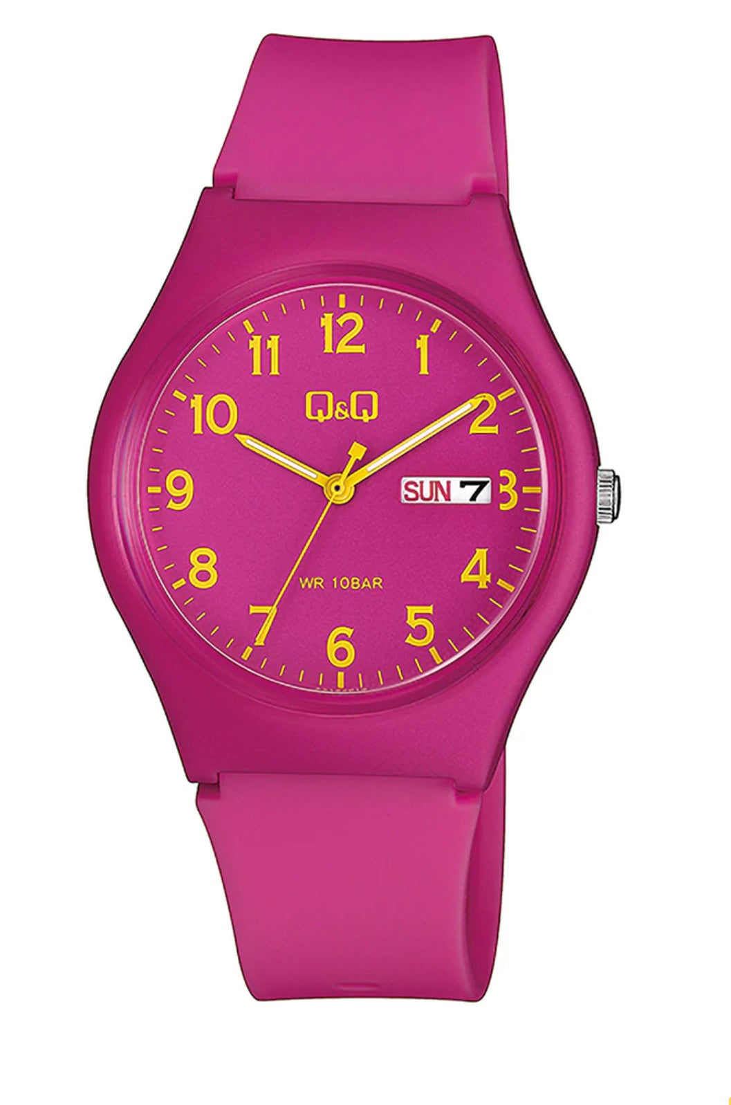 Pink Resin Day/Date 38mm Watch