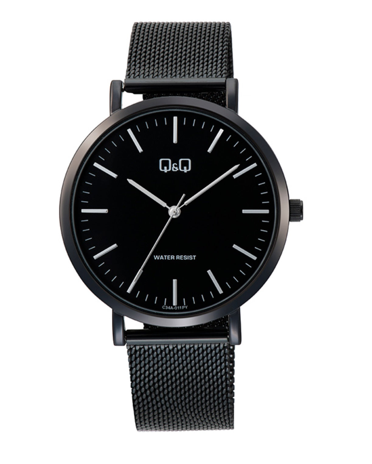 Black Mesh Watch