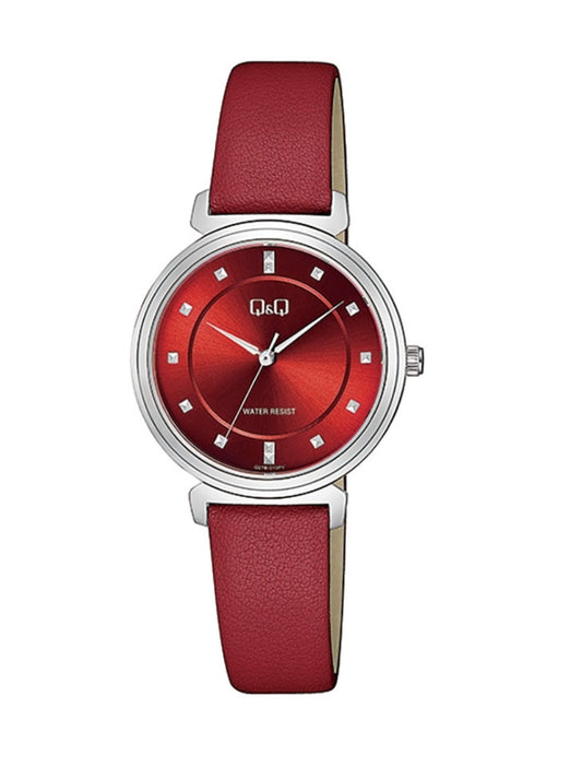 Red Fashion Leather