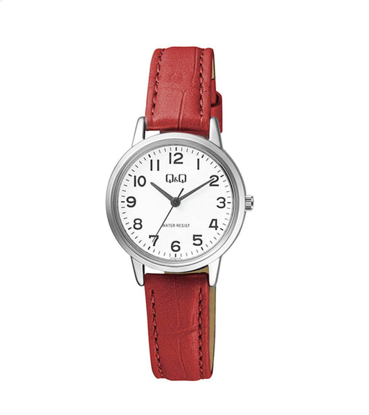 Red Leather Watch