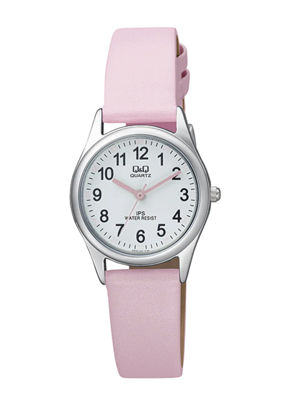 Pink Leather Watch