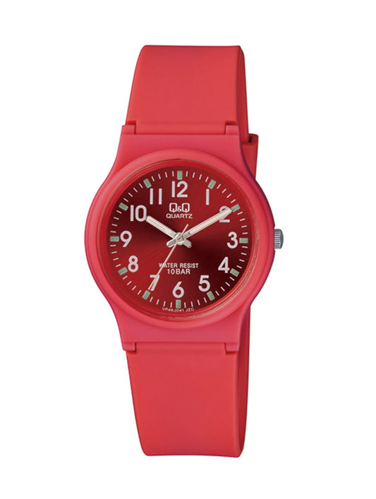 Red Sundial Watch