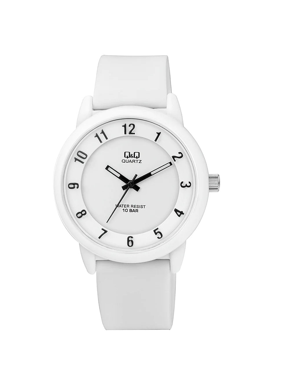 White Slim Watch