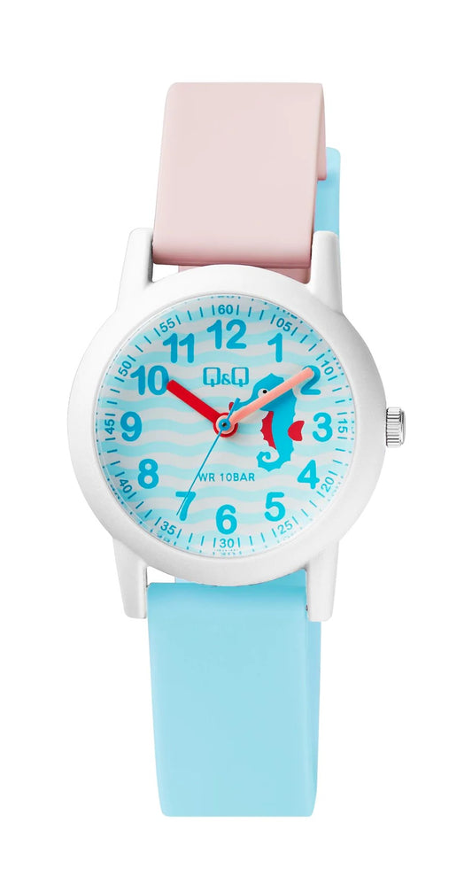 Kids Pink & Blue Sea Watch