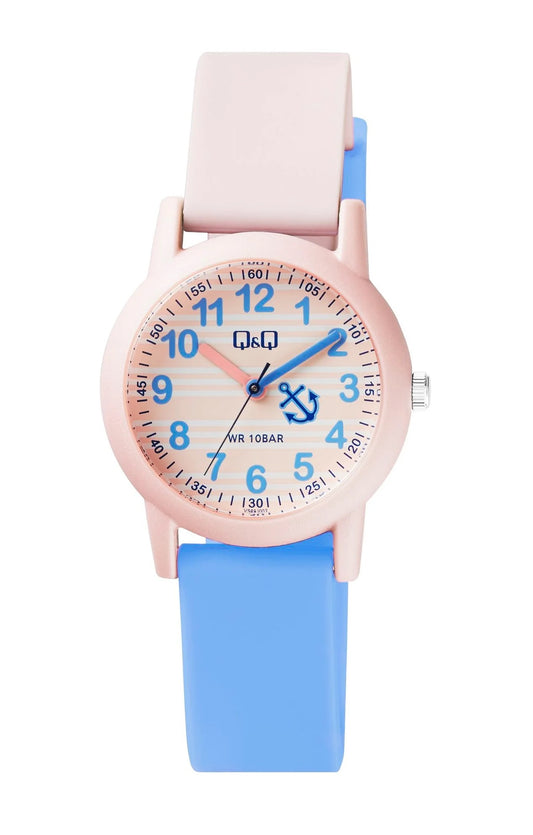 Kids Pink & Blue Anchor Watch