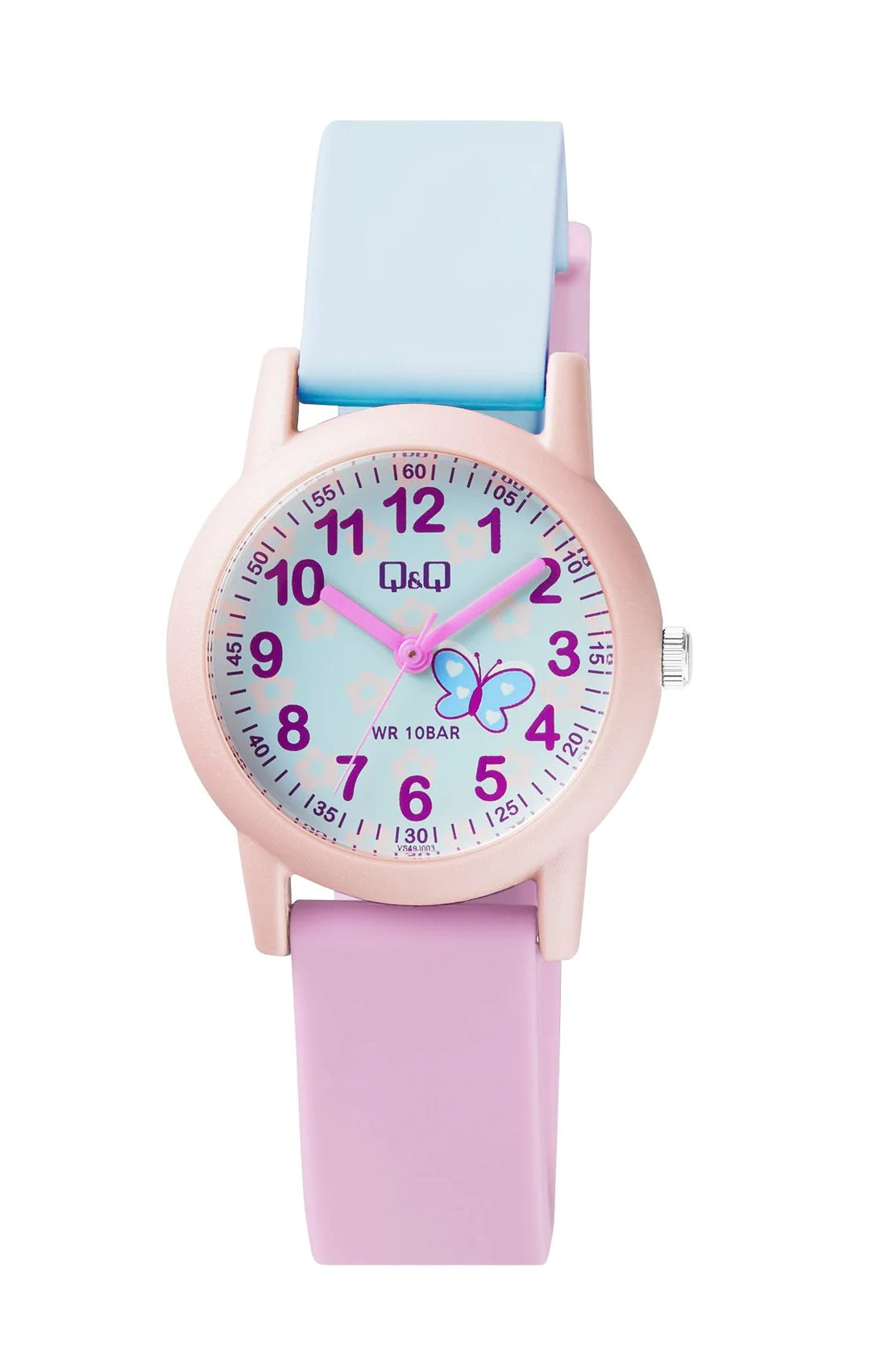 Kids Pastel Colored Butterfly Watch